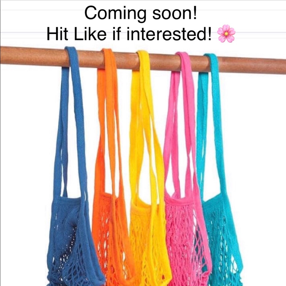 Cotton String Bags! Great for the Beach & Shopping